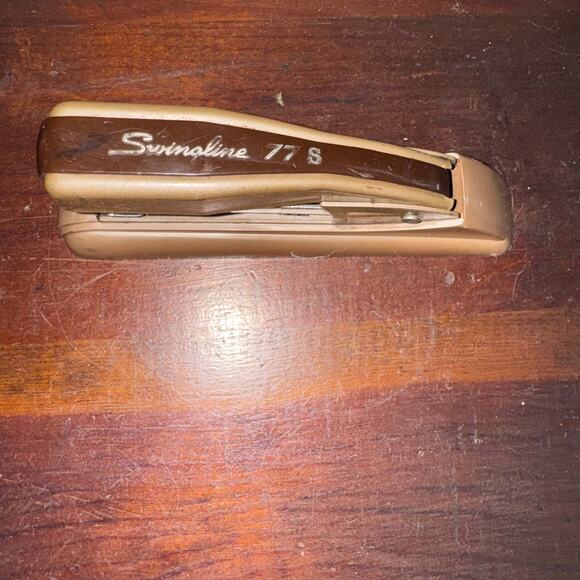 Swingline 77 S Stapler 6" Desk Top Office 2-Tone Brown Vintage USA. Home Office - Picture 2 of 10